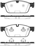 OEM Brake Pad Set, disc brake 151100