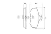 OEM BREMSBELAG 0986466698