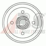 OEM Brake Drums/ABS 5125S