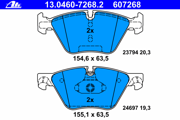 OEM PAD KIT, DISC BRAKE 13046072682