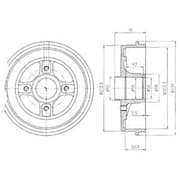 OEM BRAKE DRUM BF423