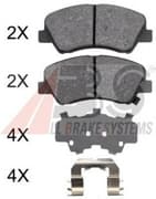 OEM Brake Pads/ABS 37916