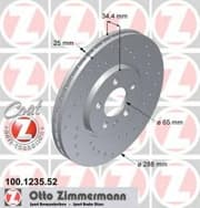 OEM DISC BRAKE ROTOR 100123552