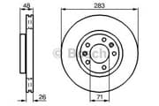 OEM BREMSSCHEIBE 0986478732