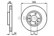 OEM BREMSSCHEIBE 0986478125