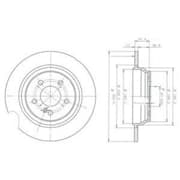 OEM BRAKE DISC (DOUBLE PACK) BG3725