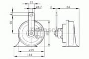 OEM AA-MKE1 - Belts, Batt. And Horns 0986AH0502