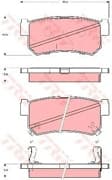 OEM BRAKE PAD GDB3382