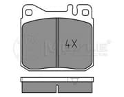 OEM DISC BRAKE PAD SET 0252034117