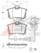 OEM Brake Pads/ABS 37334