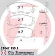 OEM PAD KIT, DISC BRAKE 216471501