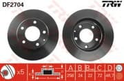 OEM BRAKE ROTOR DF2704