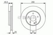 OEM BRAKE DISC FRT-C(W203) 0986479R69