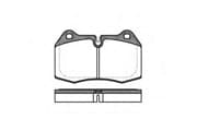 OEM BRAKE PAD SET FRT BMW E38/728,730,735/18MM 044100