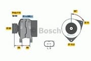 OEM DREHSTROMLICHTMASCHINE I.A. 0986041960