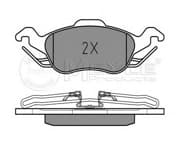 OEM DISC BRAKE PAD SET 0252315419