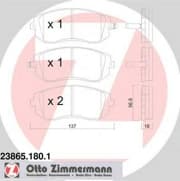 OEM PAD KIT, DISC BRAKE 238651801