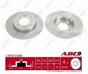 OEM BRAKE ROTOR C4P007ABE