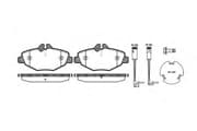 OEM Brake Pad Set, disc brake 099002