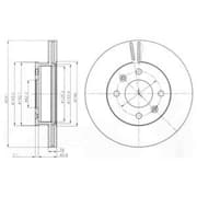 OEM BRAKE DISC (DOUBLE PACK) BG4009