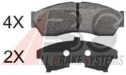 OEM Brake Pads/ABS 37849