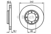 OEM BREMSSCHEIBE 0986478674