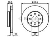 OEM BREMSSCHEIBE 0986478878