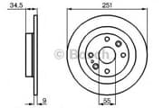 OEM BREMSSCHEIBE MAZDA MX-5 0986478701