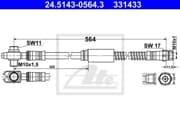 OEM CABLE ASSY, CLUTCH 24514305643