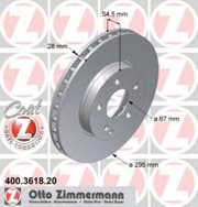 OEM BRAKE ROTOR 400361820