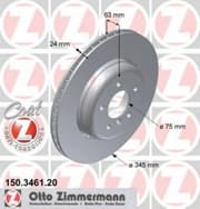 OEM BRAKE DISC REAR BMW E60 150346120