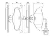 OEM BREMSBELAG 0986424632