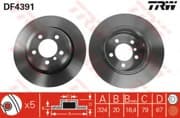 OEM DISC BRAKE ROTOR DF4391