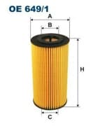 OEM OIL FILTER OE6491