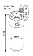 OEM RECEIVER TANK, AIR CONDITIONER 33200