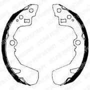 OEM BRAKE SHOE AXLE SET LS1685