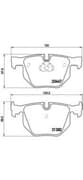 OEM BRAKE PAD RR-7(E65/E66/E67) P06029