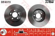 OEM BRAKE DISC/FRT/VIANO/VITO DF4373