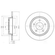 OEM BRAKE DISC (DOUBLE PACK) BG3930