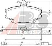 OEM PAD KIT, DISC BRAKE 36881