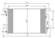 OEM RADIATOR ASSY, A/C 35872