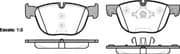 OEM Brake Pad Set, disc brake 129700