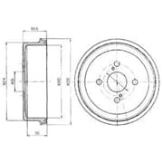 OEM BRAKE DRUM BF278