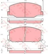 OEM PAD KIT, DISC BRAKE GDB1190