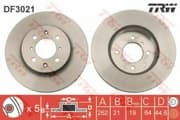 OEM BRAKE ROTOR DF3021