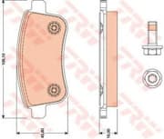 OEM PAD KIT, DISC BRAKE GDB1791