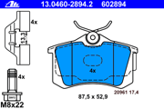 OEM PAD KIT, DISC BRAKE 13046028942