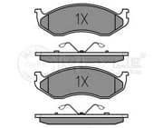 OEM DISC BRAKE PAD SET 0252182217