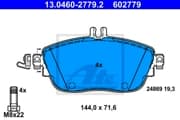 OEM PAD KIT, DISC BRAKE 13046027792