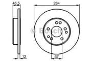 OEM BREMSSCHEIBE 0986478187